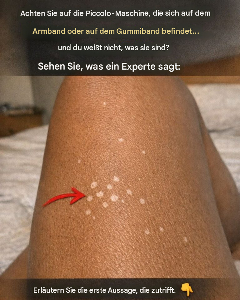 Warum entstehen weiße Flecken auf der Haut?