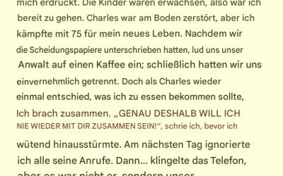 Nach 50 Jahren Ehe reichte ich die Scheidung ein, und ihr Brief brach mir das Herz.