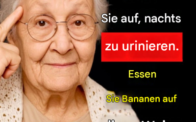Nächtlichen Harndrang stoppen: Bananen essen