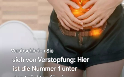 Dieses natürliche und wirksame Mittel zur Linderung von Verstopfung