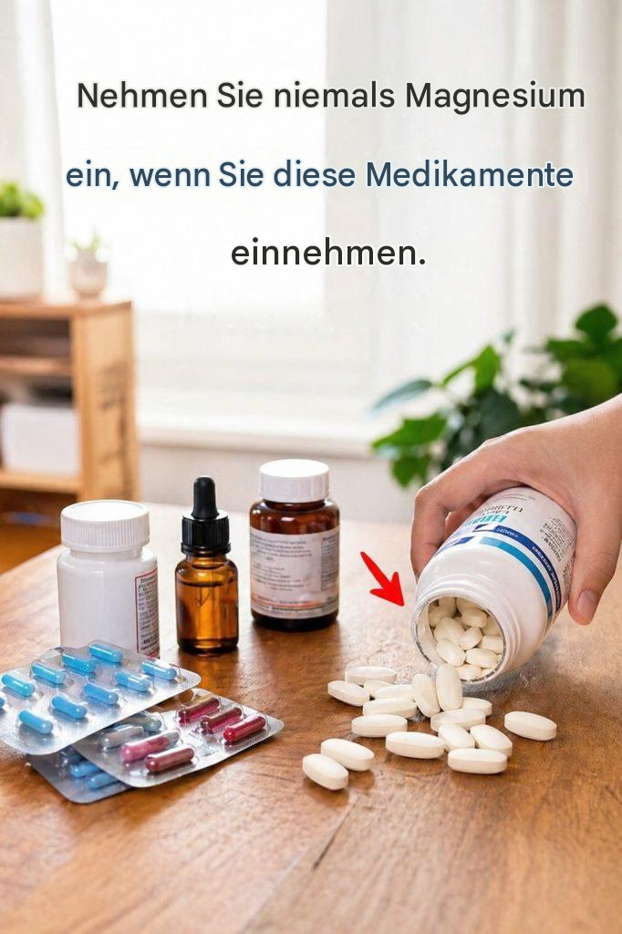 Nehmen Sie gängige Medikamente gegen Bluthochdruck oder Herzerkrankungen ein? Hier erfahren Sie, was Sie über Magnesiumpräparate wissen müssen.