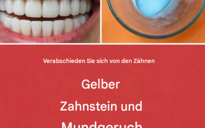 Verabschieden Sie sich von gelben Zähnen, Zahnstein und Mundgeruch mit nur 2 einfachen Zutaten.