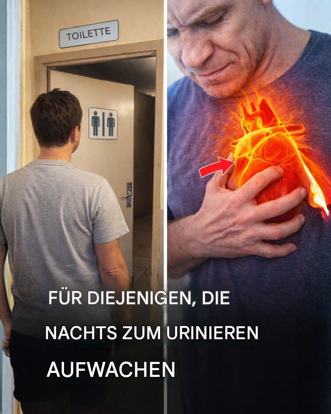 Häufiges nächtliches Aufwachen zum Toilettengang: Könnte dies ein Anzeichen für Herzprobleme sein? Was die Forschung zeigt