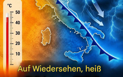 Italienisches Wetter, das Datum ist da: Hier erfahren Sie, wann die Hitze endet (1/2).