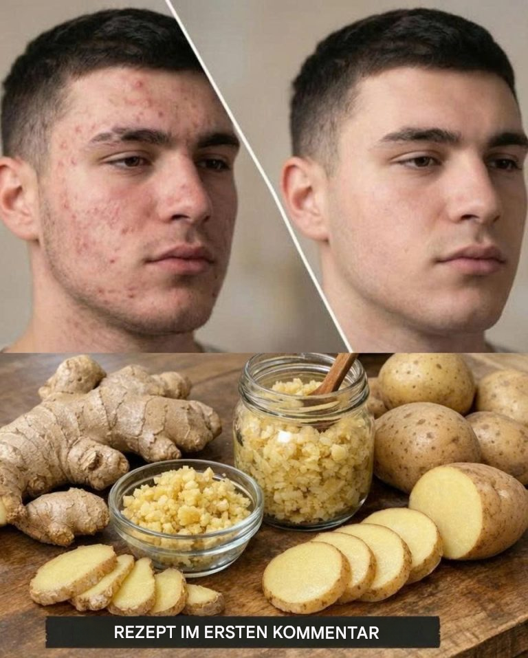 Unglaublich! In nur 20 Minuten hat ER mit Kartoffeln und Ingwer Pickel und Hautunreinheiten im Gesicht beseitigt. Das Rezept für die Mischung und die Anleitung findet ihr hier: