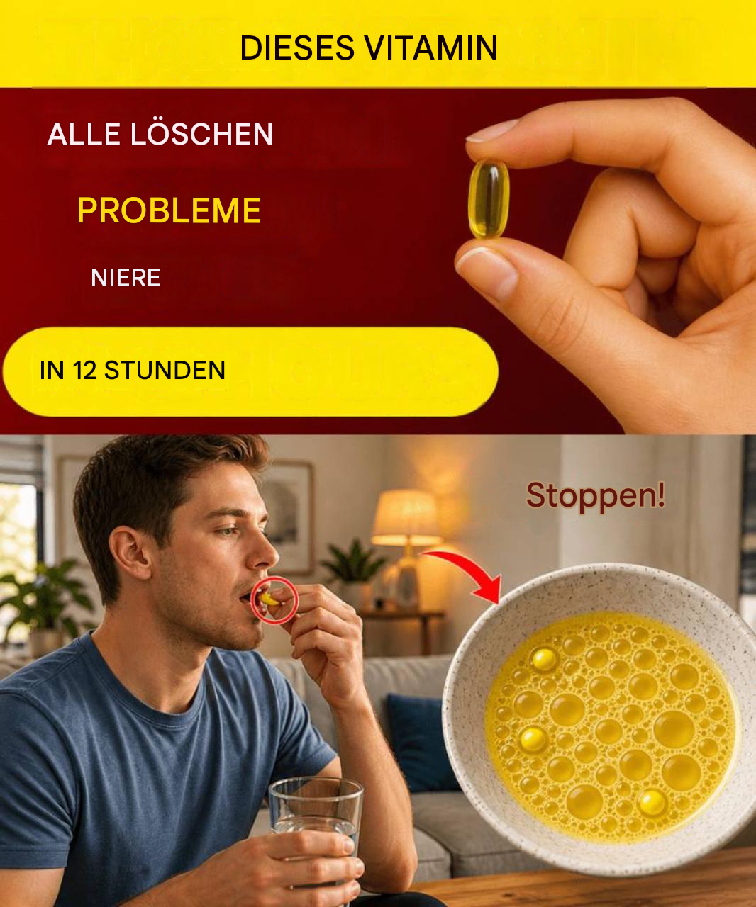 Die 3 wichtigsten Vitamine bei Proteinurie, die zur Unterstützung der Nierengesundheit und des Energieniveaus beitragen können.