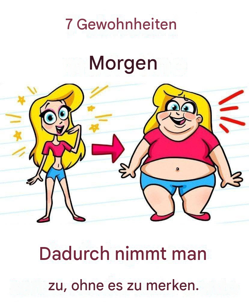 Wenn Sie abnehmen möchten, sollten Sie diese 7 Morgengewohnheiten beachten, die dazu führen, dass Sie zunehmen, ohne es zu merken.