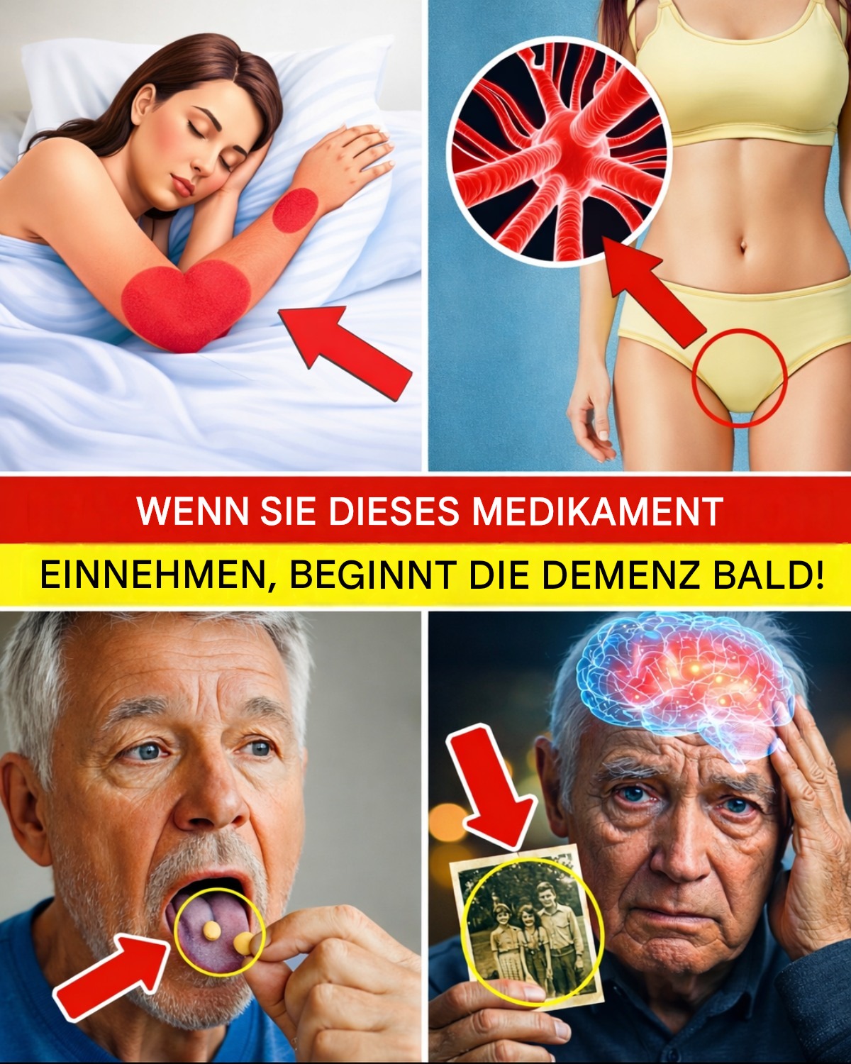Vorsicht, Senioren! 9 beliebte Medikamente, die schnell zu Demenz führen können