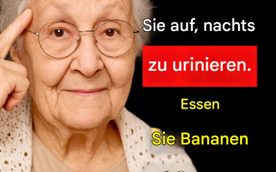 Nächtlichen Harndrang stoppen: Bananen essen