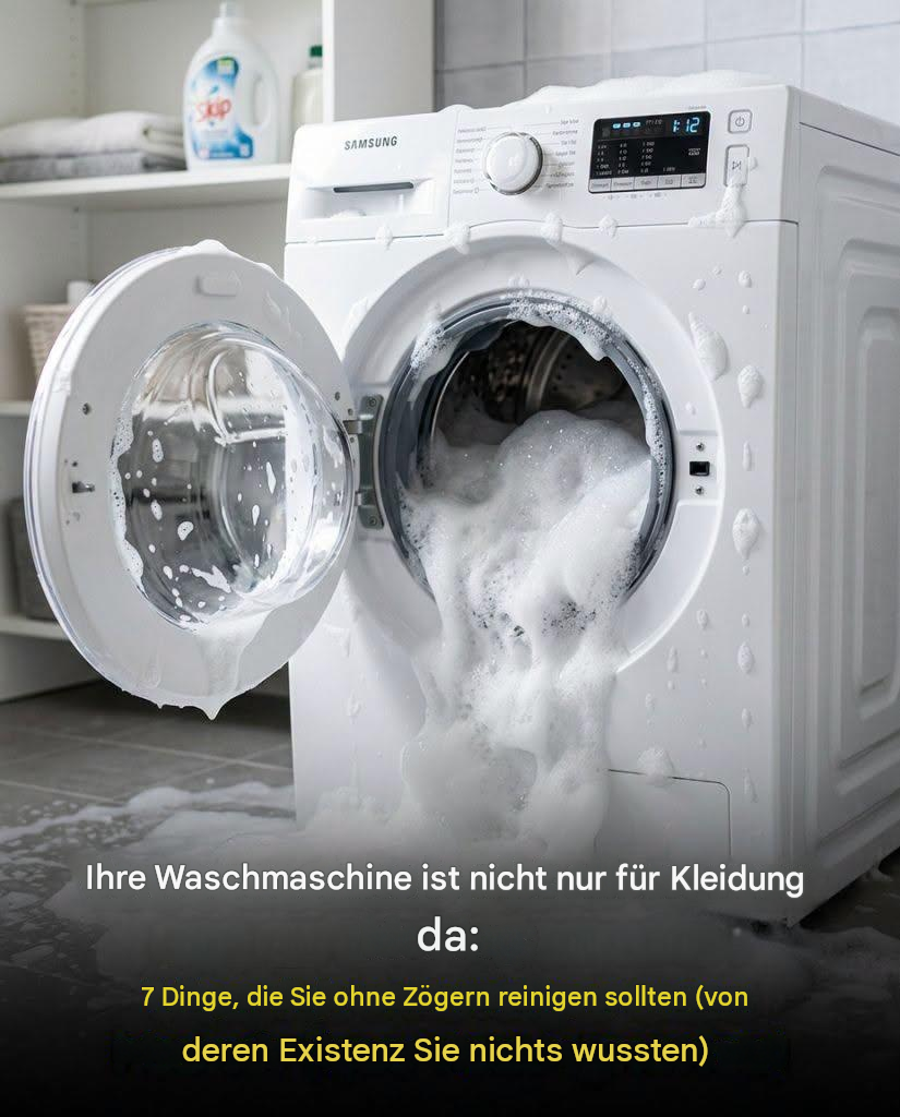Ihre Waschmaschine hat versteckte Talente: Diese 7 Gegenstände hätten Sie nie für möglich gehalten.