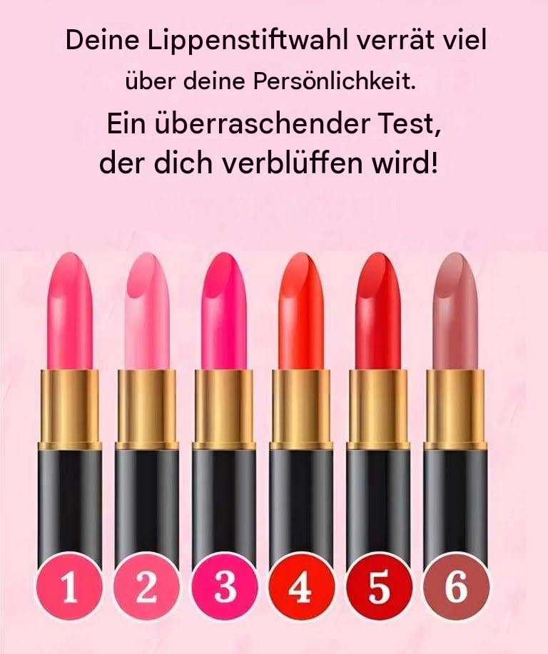 Die Wahl Ihres Lippenstifts verrät Ihre Persönlichkeit.
