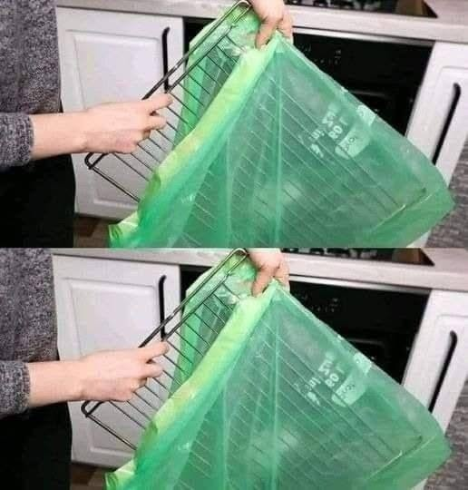 Kein Schrubben nötig, einfach den Grill in eine Tüte packen und er ist wie neu.
