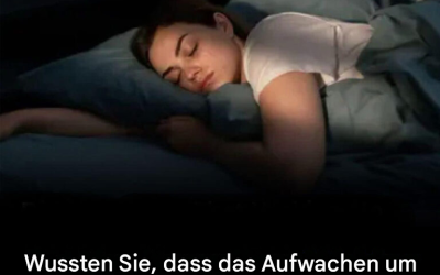 Warum Sie immer wieder zwischen 3 und 5 Uhr morgens aufwachen.