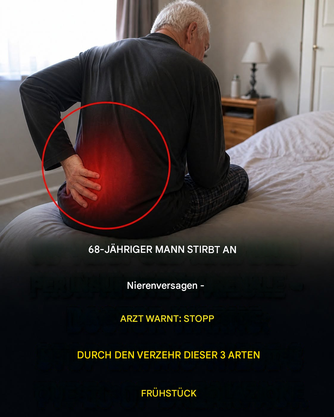 Drei Frühstücksarten, die Ihren Nieren schaden können