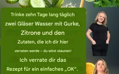 Gurke und Zitrone zum Abnehmen: köstlich!