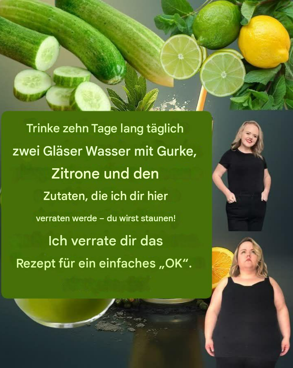 Gurke und Zitrone zum Abnehmen: köstlich!