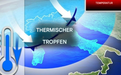Italienisches Wetter, Expertenprognose: Temperatursturz und Gewitter