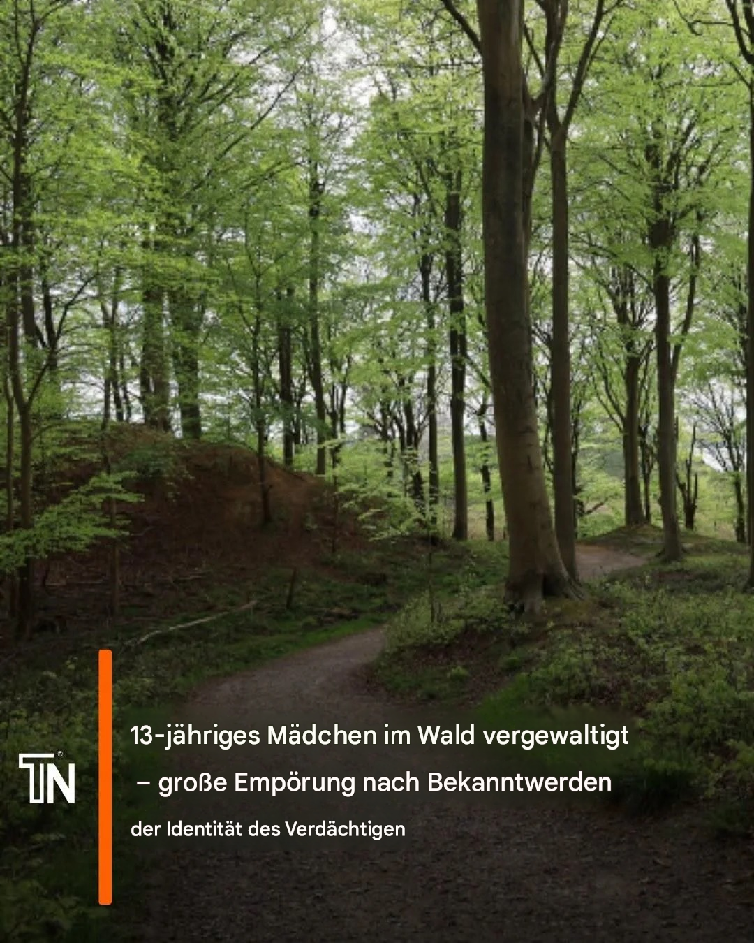 13-jähriges Mädchen im Wald vergewaltigt – Empörung nach Bekanntwerden der Identität des Verdächtigen