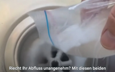 Stinkender Abfluss? Fast niemand kennt diesen 2-Minuten-Trick.