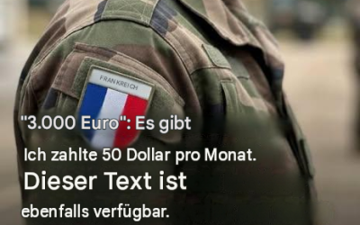 Die französische Armee rekrutiert Frauen über 50 für strategische Positionen mit Gehältern von mehr als 3.000 € pro Monat.