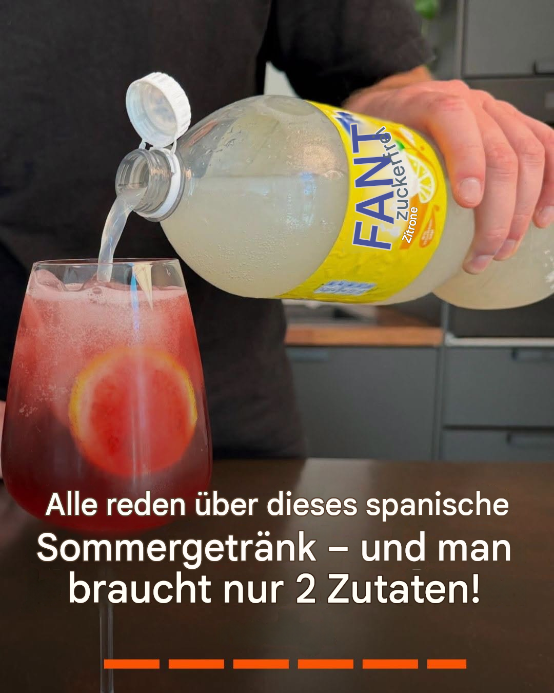 Ich schaue mir die untenstehende Liste an – sie enthält zwei verschiedene Zutaten!