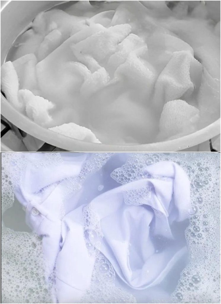 Mein Mann sagt, ich sei eine Schneekönigin. Er kann schneeweiße Kleidung schnell und einfach bleichen.