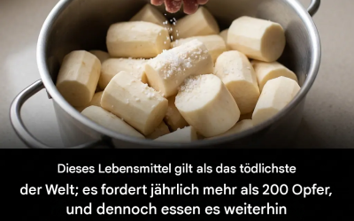 200 Todesfälle pro Jahr, und doch lieben es Millionen von Menschen: Dieses alltägliche Lebensmittel birgt ein bemerkenswertes Paradoxon.