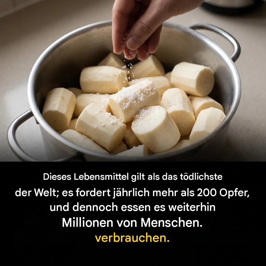 200 Todesfälle pro Jahr, und doch lieben es Millionen von Menschen: Dieses alltägliche Lebensmittel birgt ein bemerkenswertes Paradoxon.