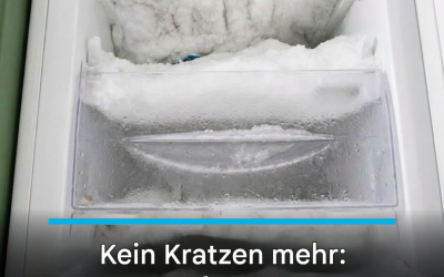 Nie mehr mühsames Abkratzen: Mit diesem einfachen Trick ist Ihr Gefrierschrank in 15 Minuten eisfrei.