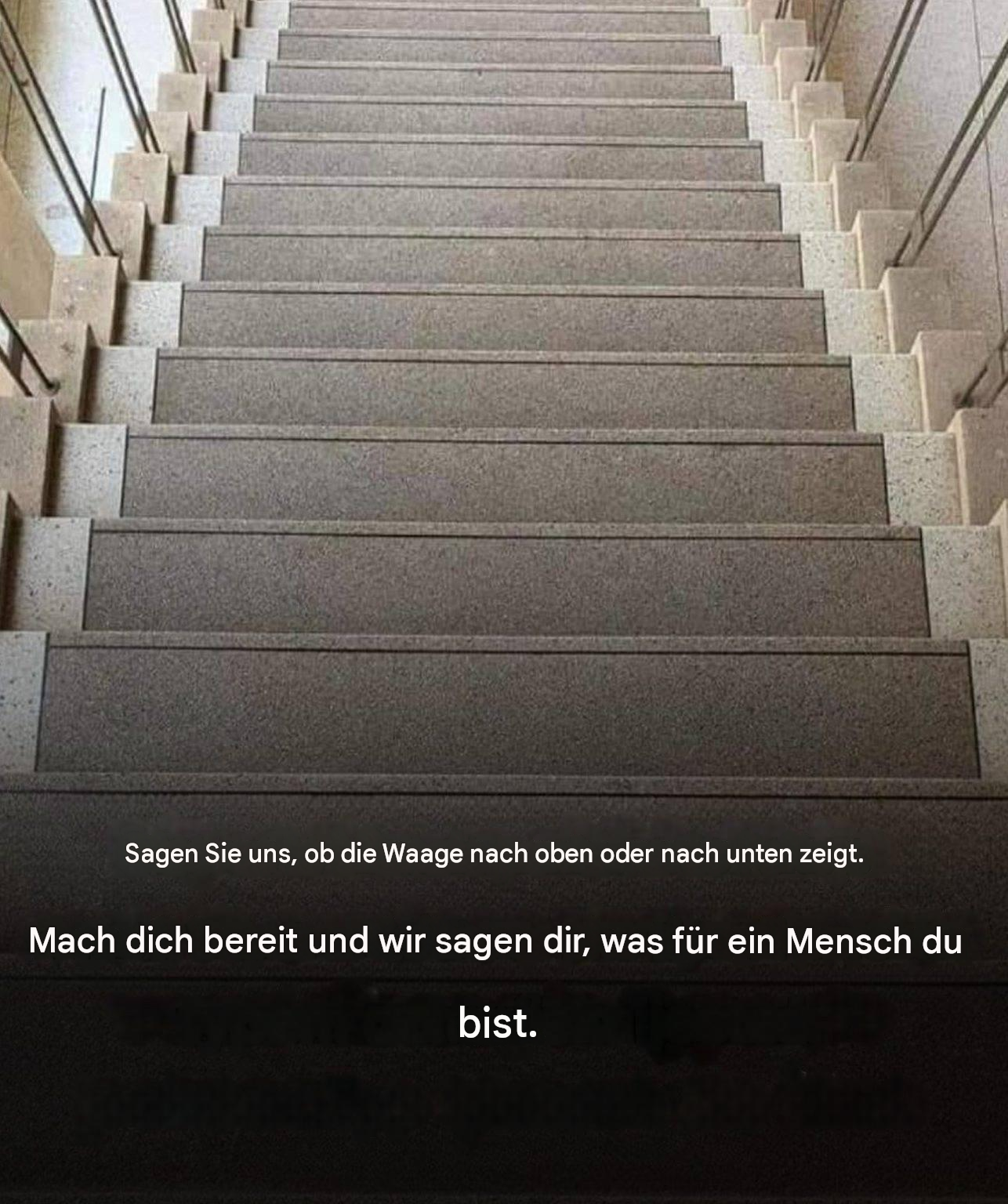 Steigst du die Karriereleiter hinauf oder sinkst du hinab? Diese Entscheidung offenbart deinen wahren Halt im Leben.