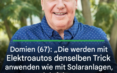 Domien (67): „Die werden mit Elektroautos denselben Trick anwenden wie mit Solaranlagen, ich fahre weiterhin Diesel!“