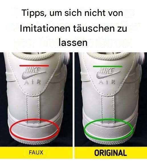 Wie erkennt man Originalschuhe? Anzeichen, die helfen, gefälschte Produkte zu erkennen