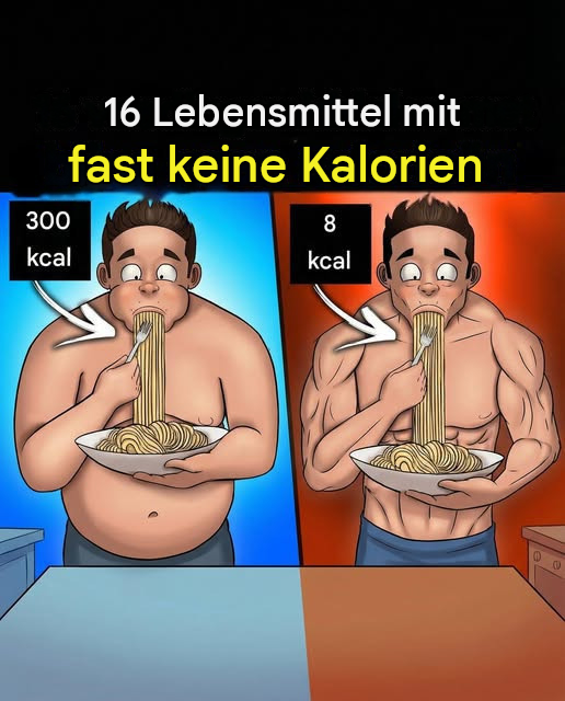 16 Lebensmittel mit fast keinen Kalorien