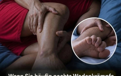 Wenn Sie nachts häufig Wadenkrämpfe bekommen, sendet Ihr Körper möglicherweise ein Warnsignal.