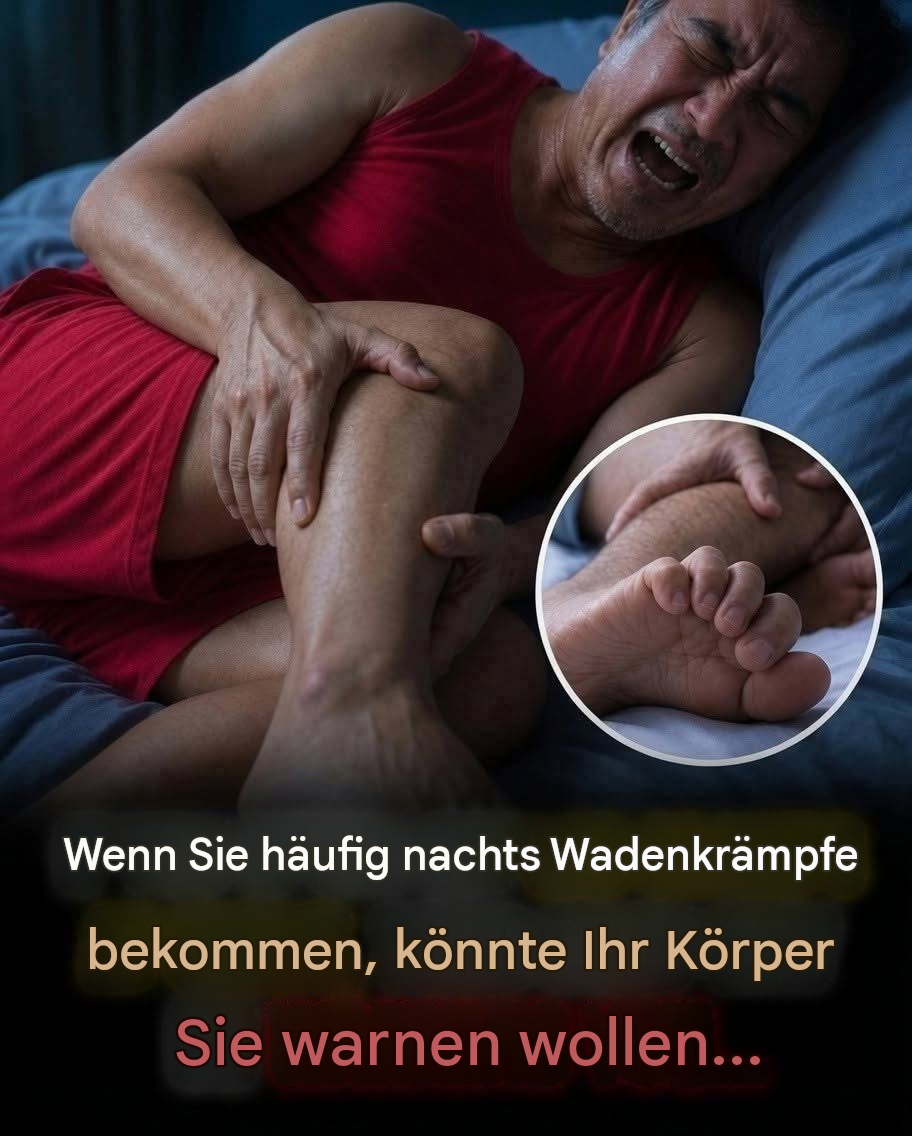 Wenn Sie nachts häufig Wadenkrämpfe bekommen, sendet Ihr Körper möglicherweise ein Warnsignal.