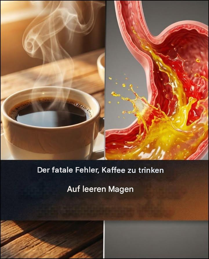 Das passiert, wenn man auf leeren Magen Kaffee trinkt (die Folgen können schwerwiegend sein).