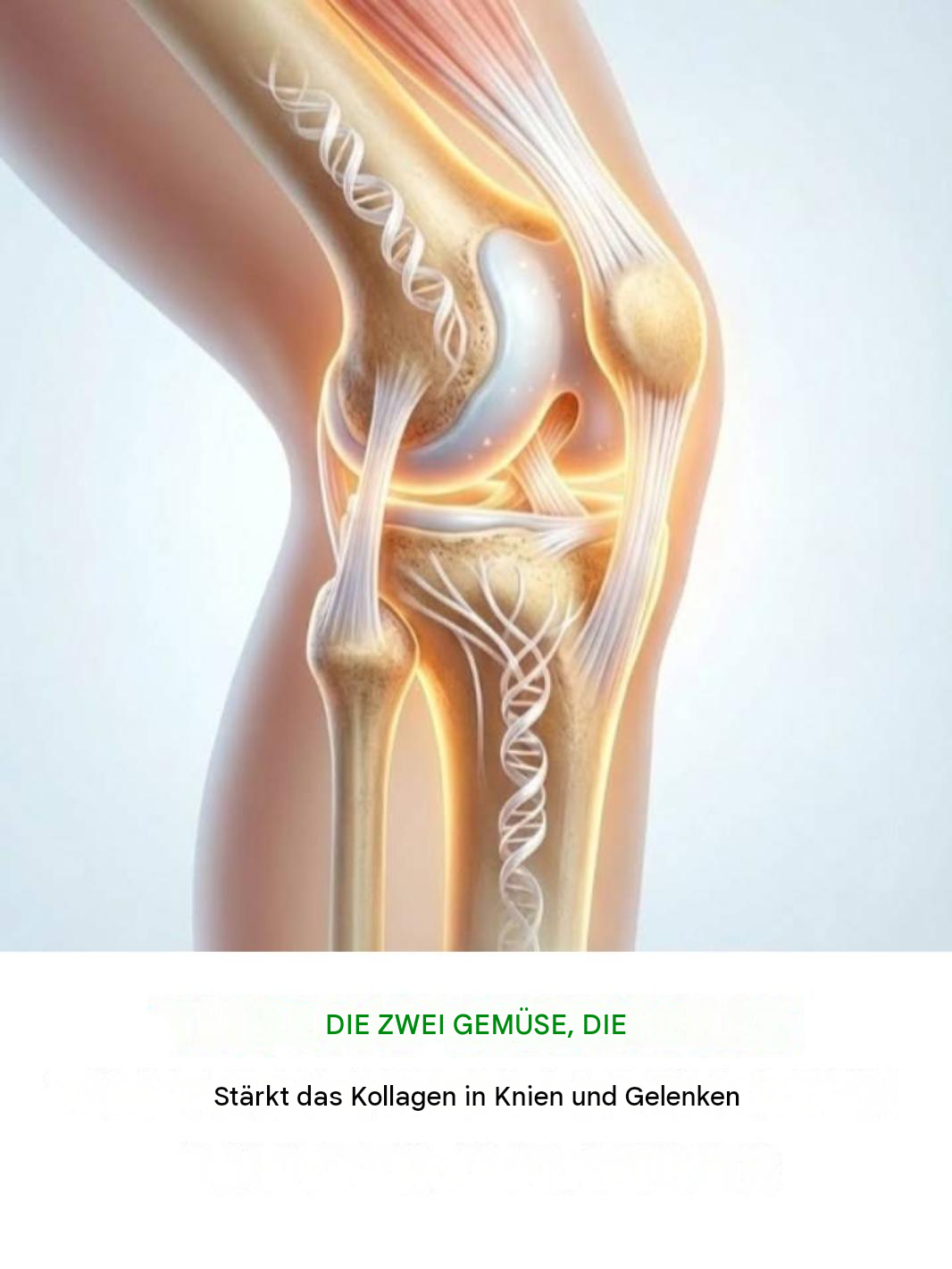 Gemüsesorten, die das Kollagen in Knien und Gelenken stärken