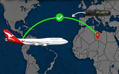 Warum fliegen Flugzeuge nicht tagsüber über den Atlantik?