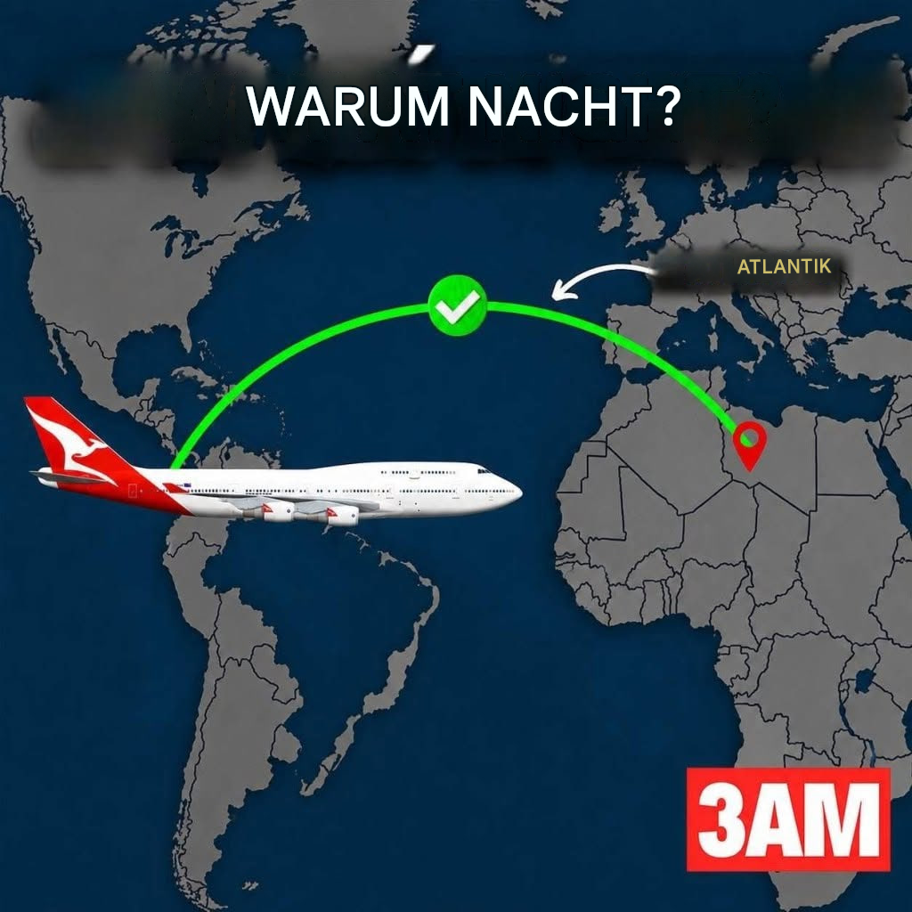 Warum fliegen Flugzeuge nicht tagsüber über den Atlantik?