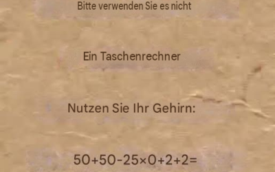 Kannst du dieses knifflige, virale Mathematikproblem lösen?