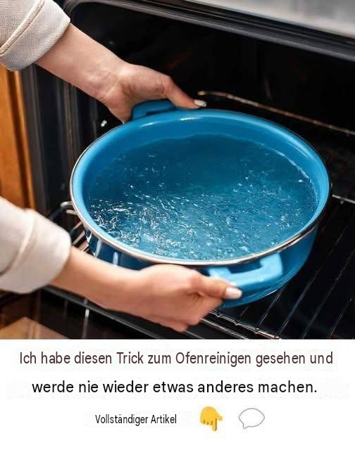 Trick zum Reinigen des Backofens
