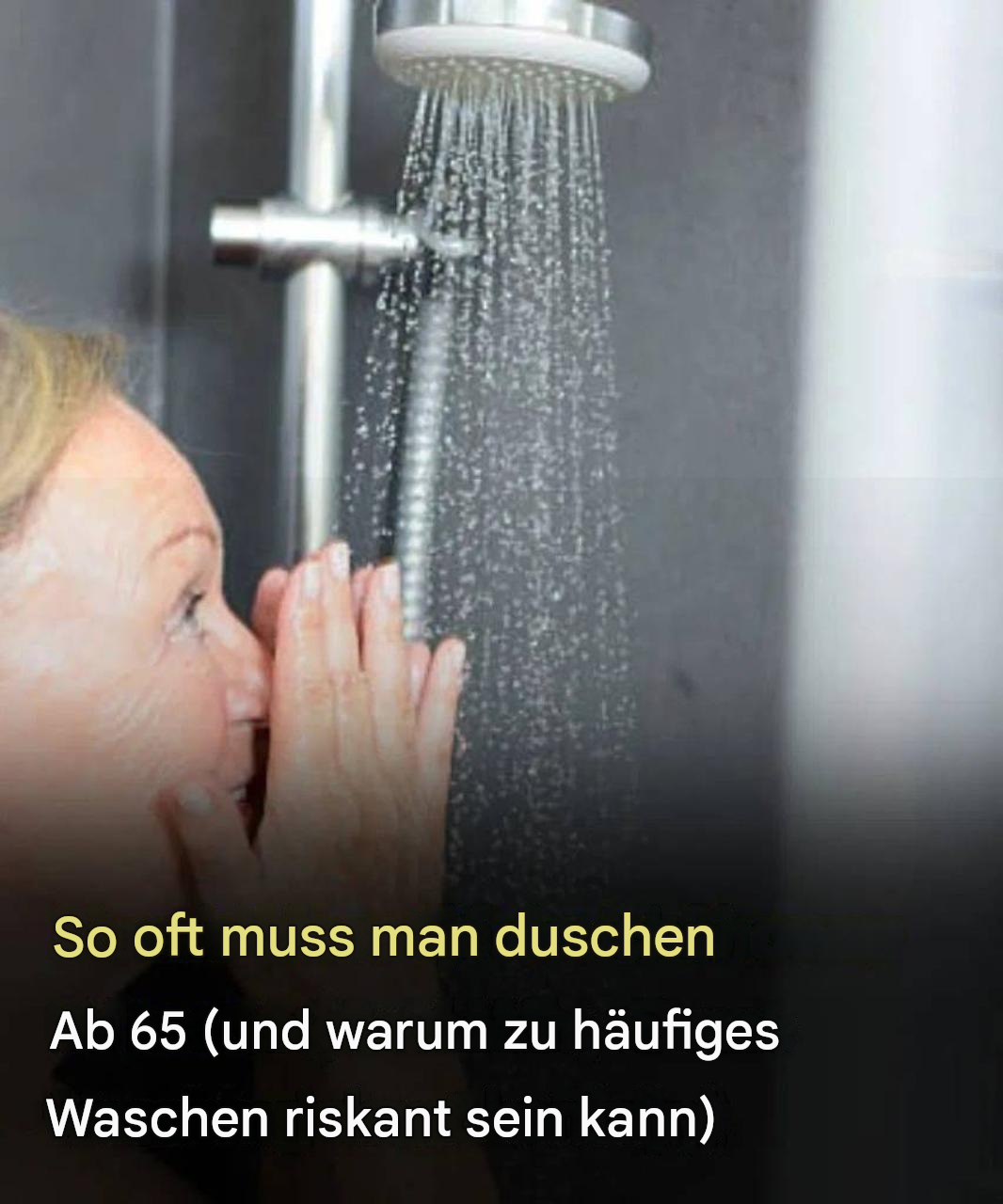 Baden ab 65: Warum weniger mehr für gesunde Haut ist