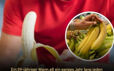 Was passiert, wenn man ein Jahr lang jeden Abend Bananen isst?