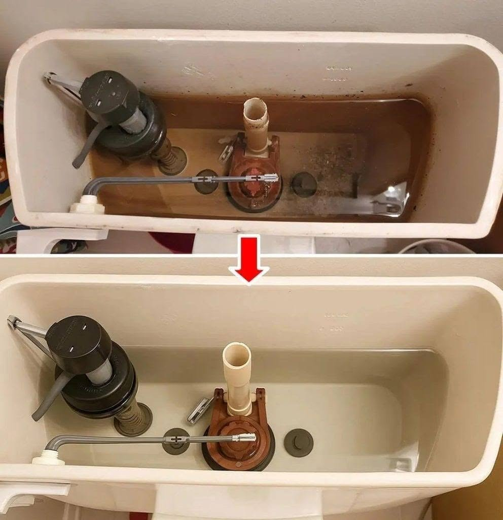 Wie reinigt man den Toilettenspülkasten, damit er wieder wie neu aussieht?