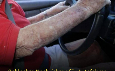 Schlechte Nachrichten für Autofahrer über 70: Bald werden sie nicht mehr dazu in der Lage sein…