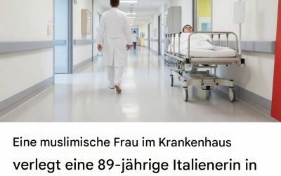 Muslimische Frau verlegt 89-jährige Italienerin aus dem Krankenhaus: „Ich will nicht… Mehr…“