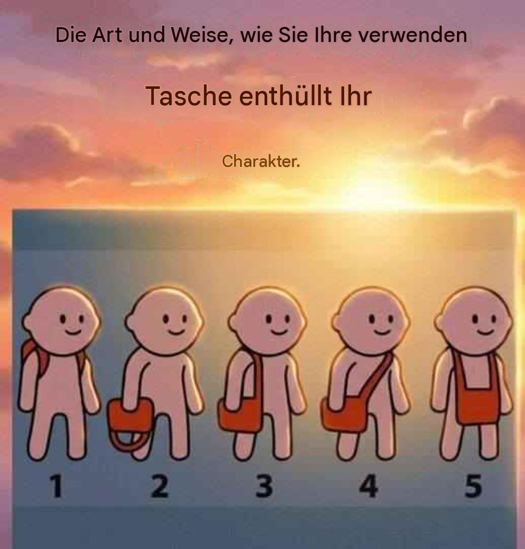 Was Ihre Taschengewohnheiten über Ihre Persönlichkeit verraten