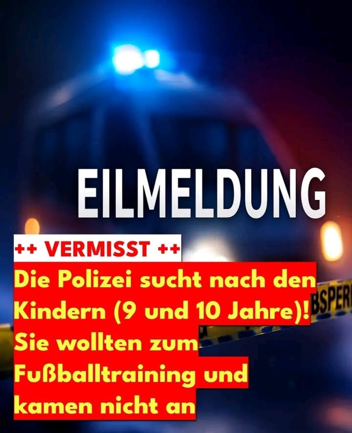 Zwei jungen werden vermisst