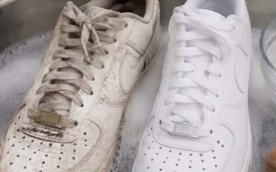 Hausgemachter Sneaker-Reiniger: Eine einfache DIY-Methode für weiße Schuhe