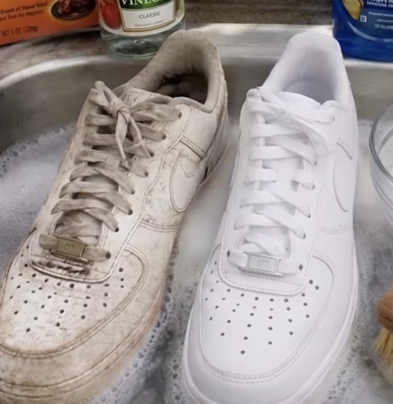 Hausgemachter Sneaker-Reiniger: Eine einfache DIY-Methode für weiße Schuhe